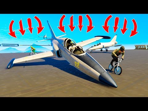 Видео: САМОЛЕТЫ ПРОТИВ БМХ НА ТРОПЕ СМЕРТИ! ЭПИК И УГАР! (GTA 5 Смешные моменты)