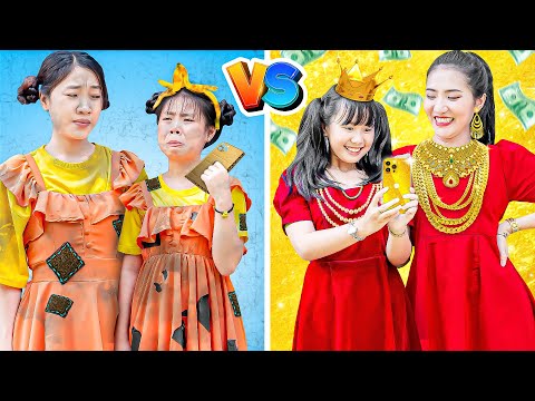 Видео: Бедная Мама vs Богатая Мама - Веселые истории о семье Baby Doll