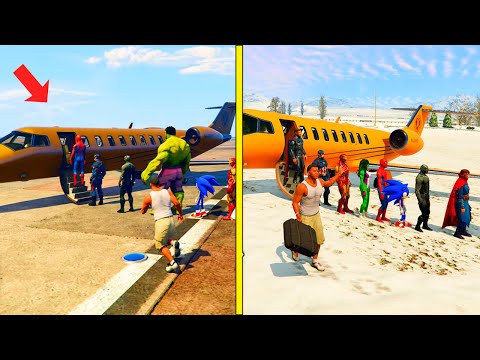 Видео: БАРЛЫҚ ГЕРОЙЛАРМЕН САЯХАТҚА ШЫҚТЫҚ (GTA V)