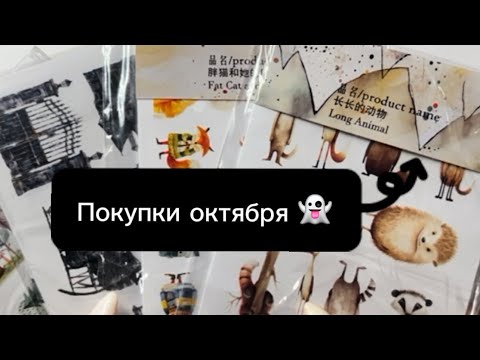 Видео: Покупки октября 👻
