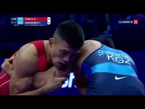 Видео: #борьбаклассическая вк60кг, схватка за золото. Чемпионат Мира. Белград 22.09.23 ​⁠​⁠​⁠@QAZSPORTTV