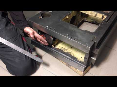 Видео: Капитальный ремонт фрезерного 675,выравнивание геометрии,шабрениею (часть 3)