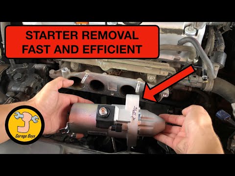 Видео: Как снять стартер на Honda CRV 02-06