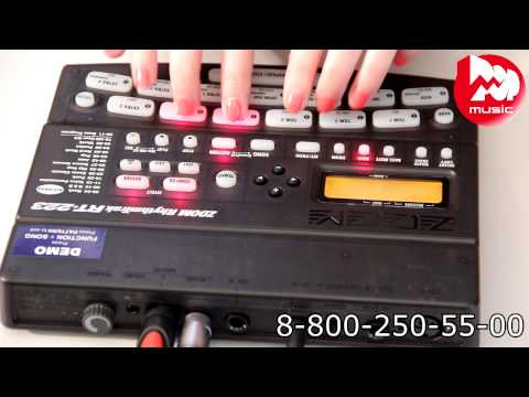 Видео: DRUM-машина ZOOM RT-223