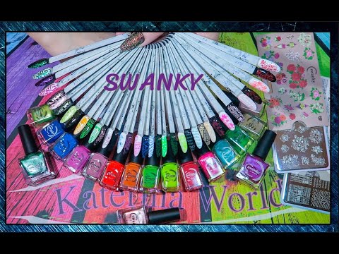 Видео: SWANKY Шикарный или Нет ??? / Обзор Лаков для Стемпига с пластинами 109 и 121.