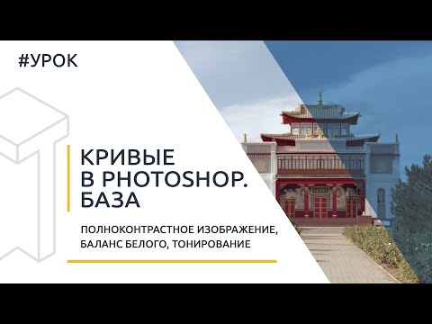 Видео: Кривые в Photoshop (Curves). Полноконтрастное изображение, тонирование [Для начинающих]