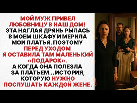 Видео: МОЙ МУЖ ПРИВЕЛ ЛЮБОВНИЦУ В НАШ ДОМ! ЭТА НАГЛАЯ ДР#НЬ РЫЛАСЬ В МОЕМ ШКАФУ.