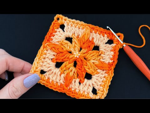 Видео: ИДЕАЛЬНАЯ КВАДРАТНАЯ ЗВЕЗДА ВЯЗАНИЕМ КРЮЧКОМ