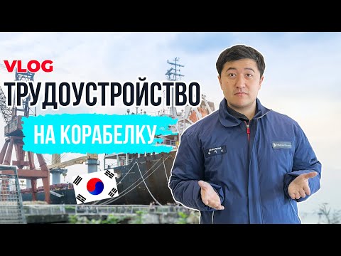 Видео: Vlog. Трудоустройство на корабелку в Южной Корее