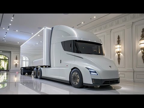 Видео: Tesla Semi | Полный обзор электрического грузовика, характеристики, дизайн и возможности