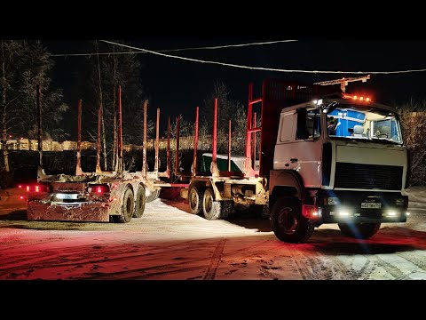 Видео: Почему всё идет не по плану.#лесовоз #маз