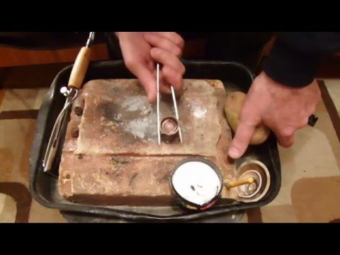 Видео: Отливка серебра в опоки.Советы.