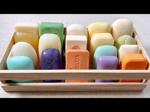 Видео: ASMR soap cutting 🧡 Резка мыла АСМР