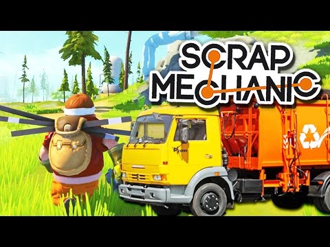 Видео: Изобретаем гибридный МУСОРОВОЗ | Scrap Mechanic (без модов)