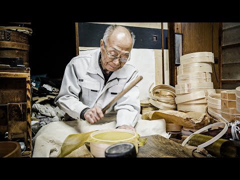Видео: Деревянное сито старой школы. Ручная работа последнего мастера Японии.