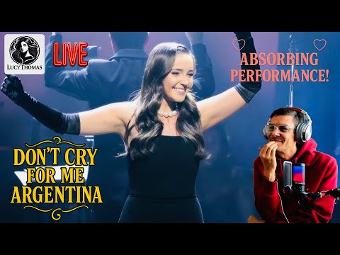 Видео: Люси Томас — впервые слышу — Don't Cry for Me, Аргентина, концерт 2024 | Реакция британского авто...