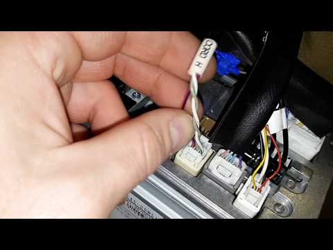 Видео: Установка камеры заднего хода на TOYOTA FIELDER HYBRID 2015г.+ линии разметки(сделано в Японии )