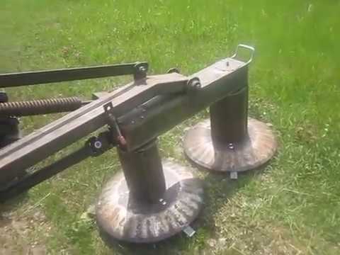 Видео: (Home-made rotor mower) Саморобна роторна косарка 1.35 фініш