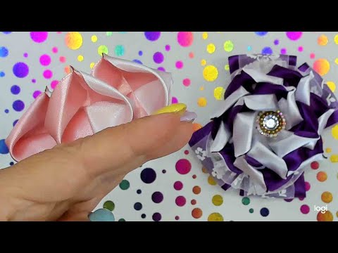Видео: А такие школьные бантики вы еще не делали. School bows from original petals.