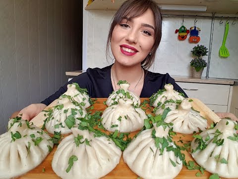 Видео: MUKBANG | Грузинские хинкали | Georgian Dumplings| Eating Show| 먹방 не ASMR