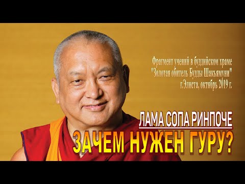 Видео: Лама Сопа Ринпоче. Зачем нужен гуру?