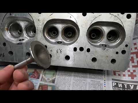 Видео: ГБЦ ГАЗ 21 Волга обзор впуск и выпуск