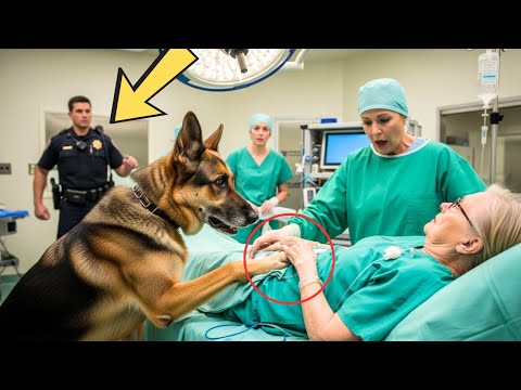 Видео: Умирающая женщина прошептала имя — и тут в комнату ворвалась ее старая полицейская собака.