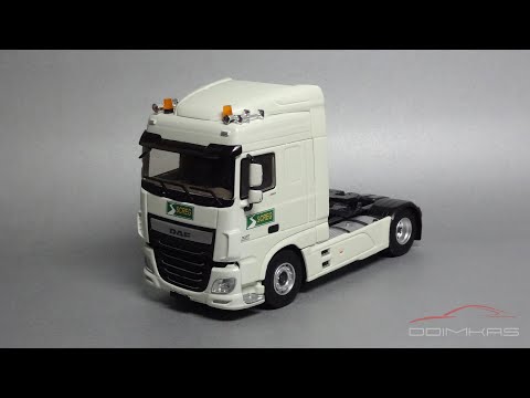 Видео: 2017 DAF XF460 Euro 6 Space Cab | Eligor | Седельный тягач | Масштабные модели грузовых автомобилей