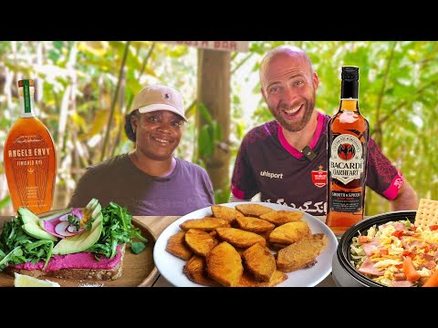 Видео: Доминиканская еда в тропических лесах! Приключения в джунглях реки Индиан!