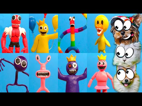 Видео: НОВЫЕ РАДУЖНЫЕ ДРУЗЬЯ против МАМЫ Длиные Ноги! НЕ ПУГАЙСЯ-ЭТО ПЛАСТИЛИН Poppy Playtime Лера и  Макс