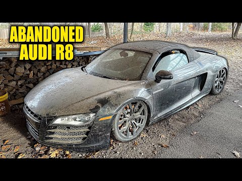 Видео: Заброшенный суперкар: Audi R8 | Первая стирка за много лет! | Реставрация детейлинга автомобилей