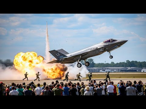 Видео: Польша удивлена ​​прибытием американских истребителей F-35B Lightning II на базу Lotnictwa