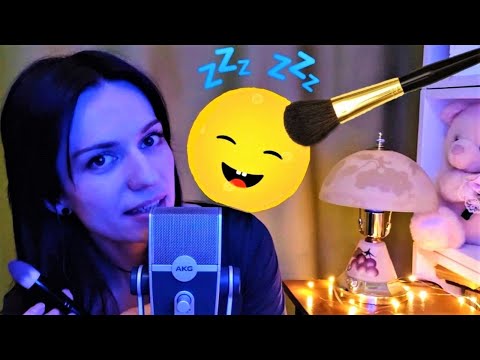 Видео: АСМР / Кисточки по микрофону /Звуки рта / Ёжик с ушка на ушко🦔)) ASMR / Mic brushing / Mouth sounds