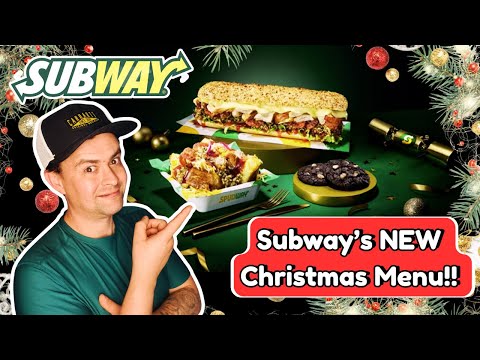 Видео: Новое ПРАЗДНИЧНОЕ МЕНЮ для Subway!!
