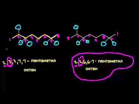 Видео: Номенклатура алканов и циклоалканов, часть II (видео 12) | Алканы и Циклоалканы | Химия