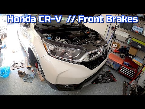 Видео: Honda CR-V 2017–2022 | Ремонт передних тормозов — колодки/роторы