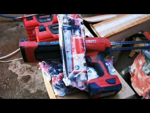Видео: Вклейка арматуры на химический состав HILTI hit-re 100