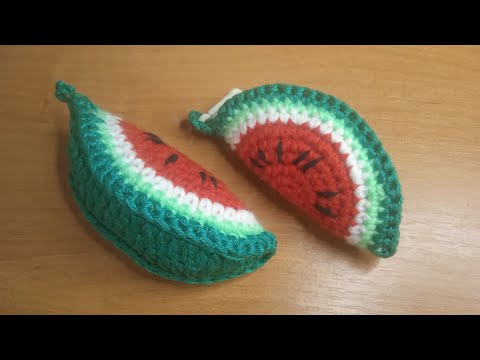 Видео: Как связать арбуз // how to crochet a watermelon