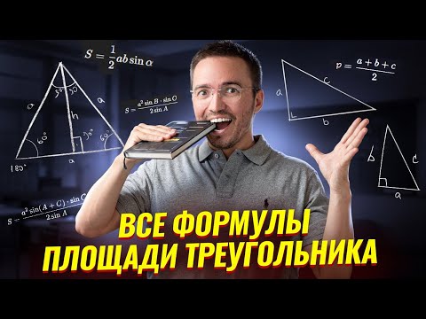 Видео: ВСЕ ФОРМУЛЫ площади треугольника | Математика ЕГЭ ПРОФИЛЬ | Умскул
