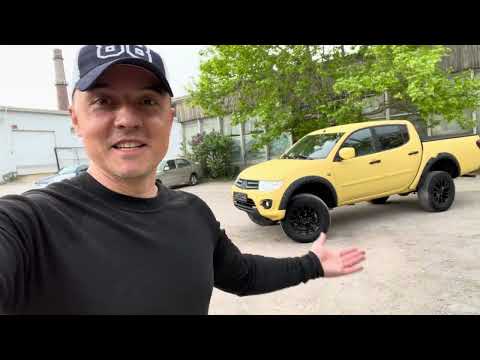 Видео: Покраска Митсубиси Л 200  сверх прочное покрытие ТИТАН