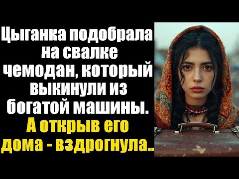 Видео: «Цыганка нашла на свалке чемодан, выброшенный из дорогой машины. Открыв его дома — она замерла…»