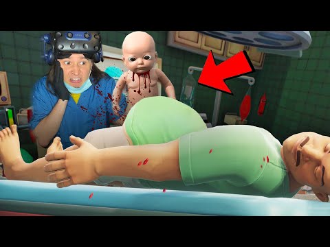 Видео: САМЫЙ ХУДШИЙ АКУШЕР В МИРЕ! (Surgeon Simulator VR)