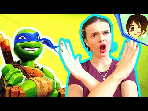 Видео: ДаНяШа приняла Челлендж и знакомится с Черепашкой Леонардо!