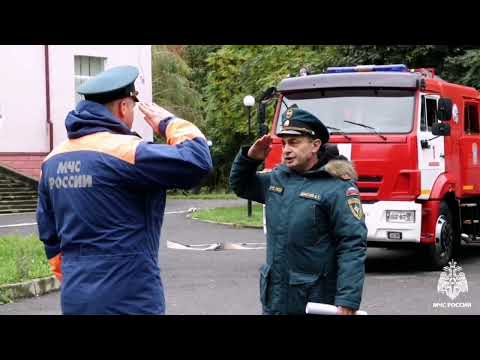 Видео: Пожарно-тактические учения в здании Филармонии