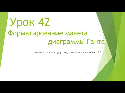 Видео: MS Project 2013 - Форматирование макета диаграммы Ганта (Урок #42)