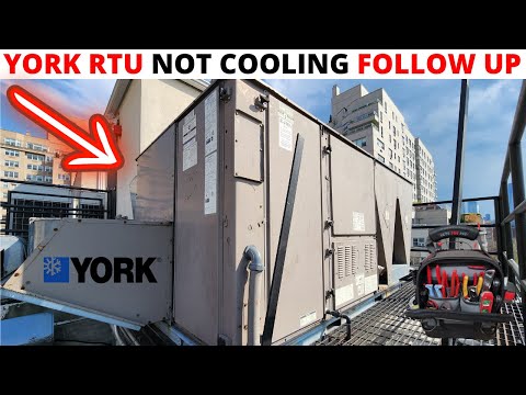 Видео: HVAC: York RTU не охлаждает, один из двух контуров не работает (устранение неисправностей York Pa...