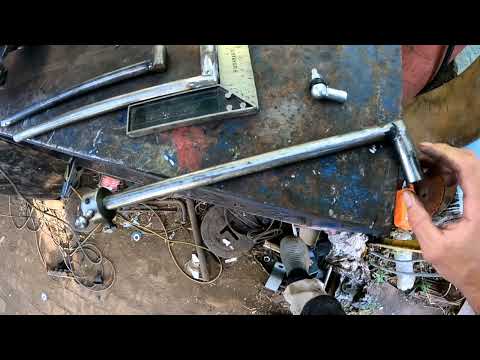 Видео: самодельная кулиса кпп ока, в превельном порядке. на минипогрузчик.