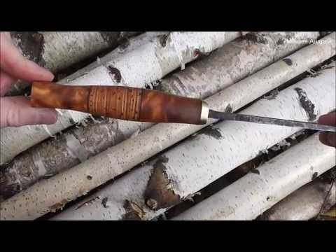 Видео: Нож из напильника 2.0. Рукоять