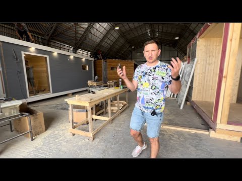 Видео: Производство модуль бань и домов