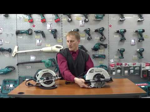 Видео: 9. Обзор циркулярных дисковых пил Makita 5704R и HS7601.